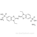Diamonio 2,2&#39;-azino-bis (3-etilbenzotiazolina-6-sulfonato) CAS 30931-67-0